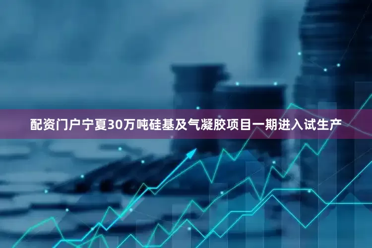 配资门户宁夏30万吨硅基及气凝胶项目一期进入试生产