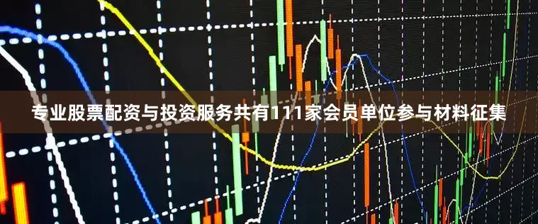 专业股票配资与投资服务共有111家会员单位参与材料征集